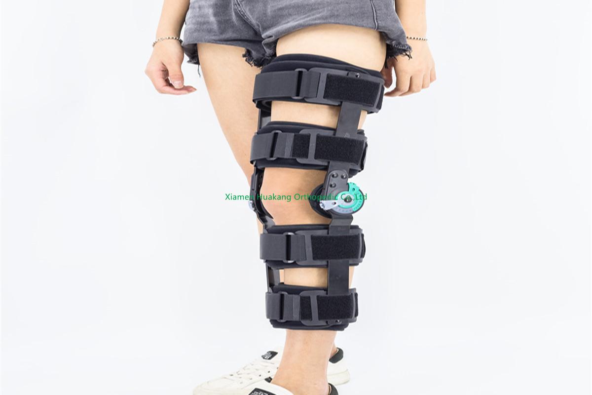 Pendakap bidai lutut ROM Post-op boleh laras