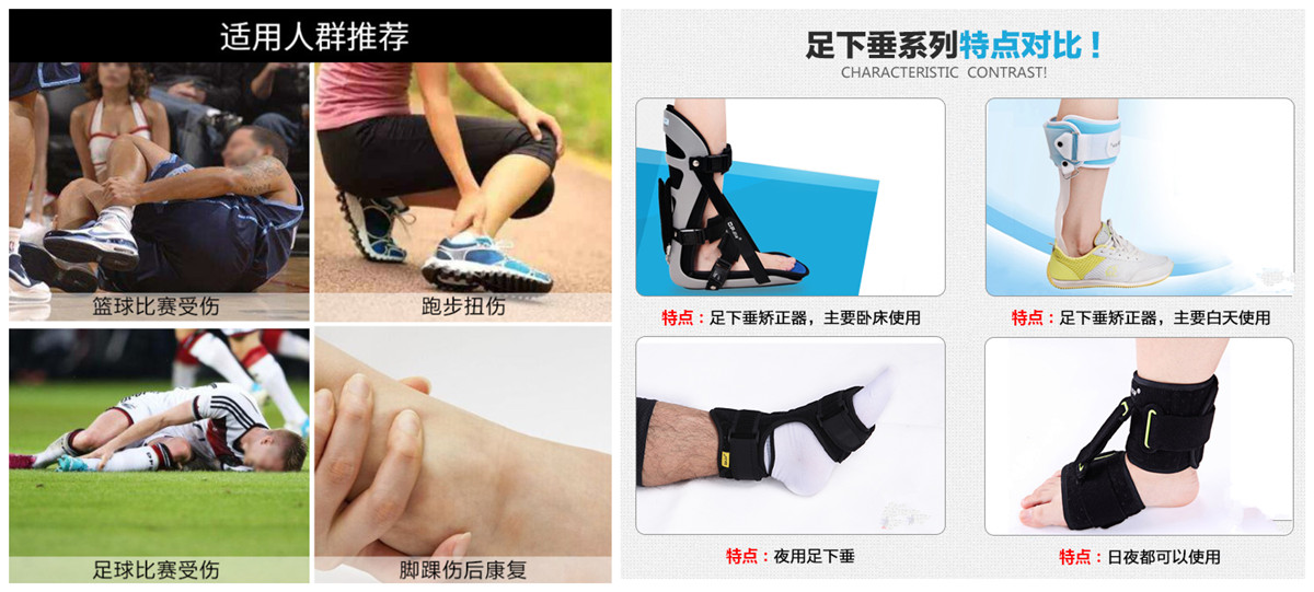 ankle sprained injuried braces manufacturer