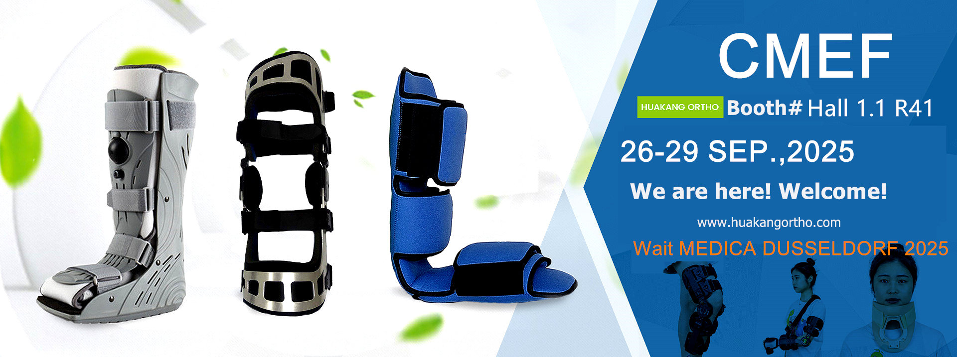 Rehabilitation braces Manufacturer MEDICA 2024 Dusselfdorf