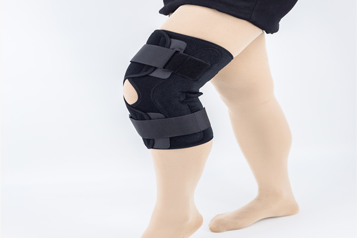 aluminium hinged wrap lutut dan pendakap